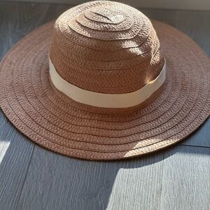 Madewell Tan Woven Sun Hat